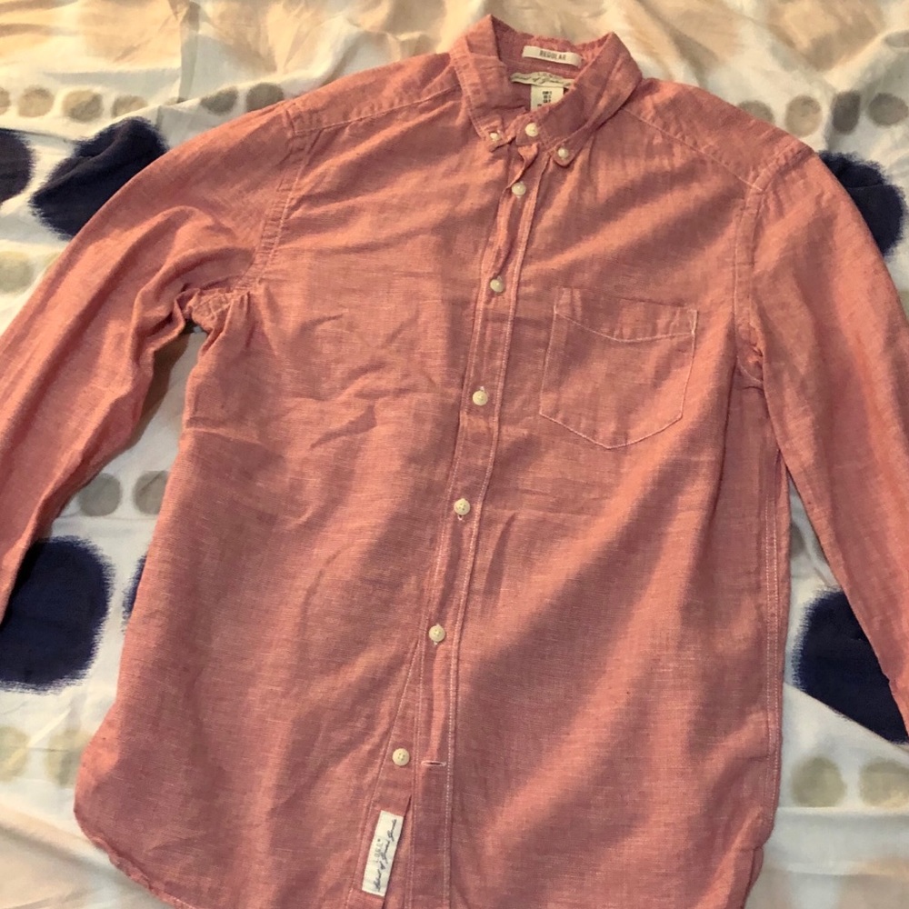 Red Button Shirt